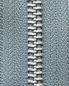 Preview: Wendereißverschluss teilbar Metall 25 - 80 cm