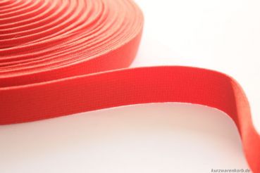Preview: Gummiband 20 mm rot