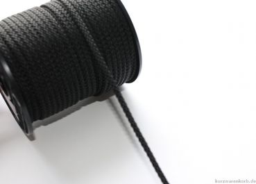 Kordel Synthetik schwarz 3 mm