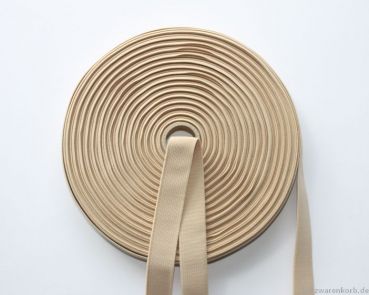 Gummiband 20 mm beige