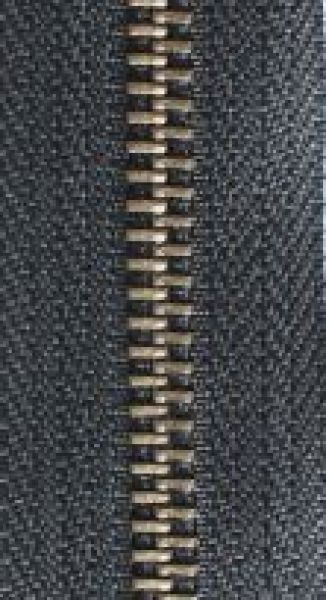 Reißverschluss teilbar bronze YKK 50 - 80 cm