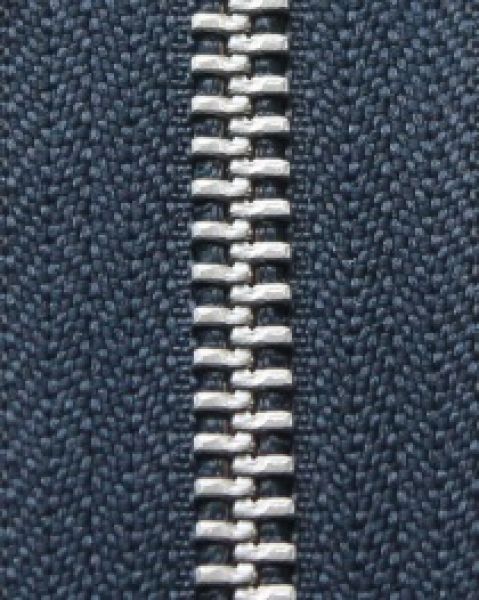 Wendereißverschluss teilbar Metall 25 - 80 cm
