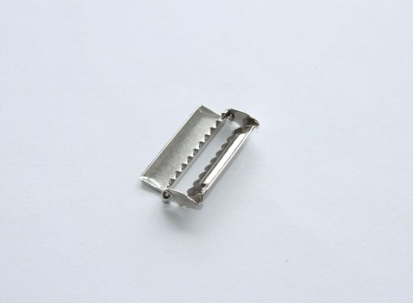 Versteller 20 mm silber metall