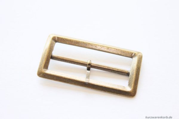 Gürtelschnalle 40 mm bronze