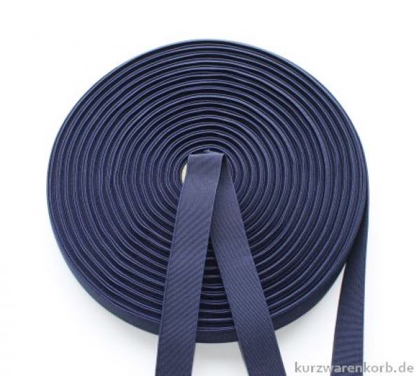 Gummiband 20 mm dunkelblau