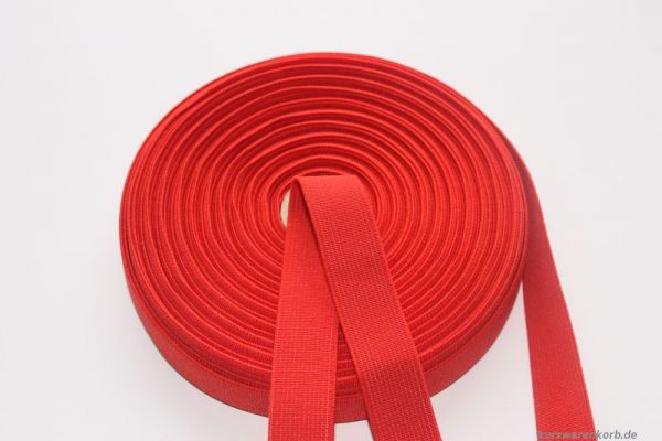 Gummiband 20 mm rot